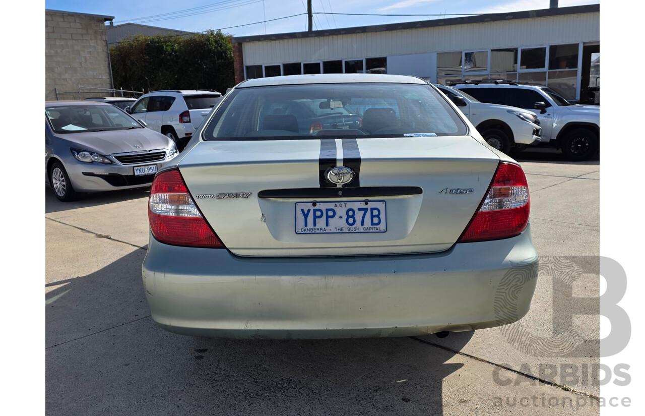 11/2002 Toyota Camry Altise ACV36R 4d Sedan Green 2.4L