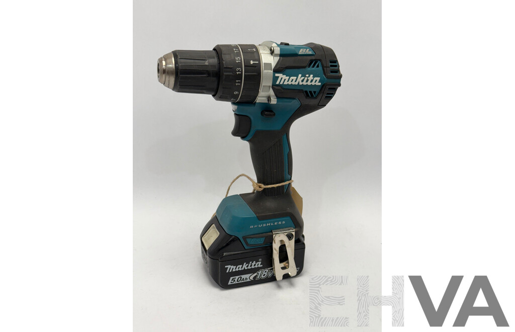 18V Makita Cordless Brushless Hammer Drill