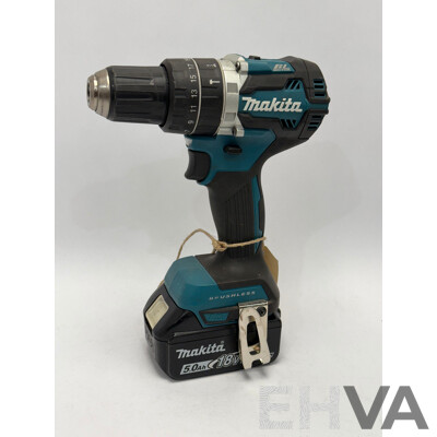 18V Makita Cordless Brushless Hammer Drill