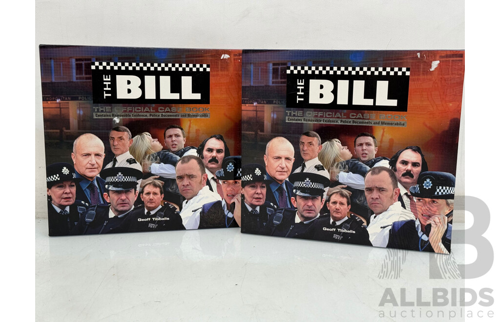 the Bill Official Case Interactive Book - Lot of 2
