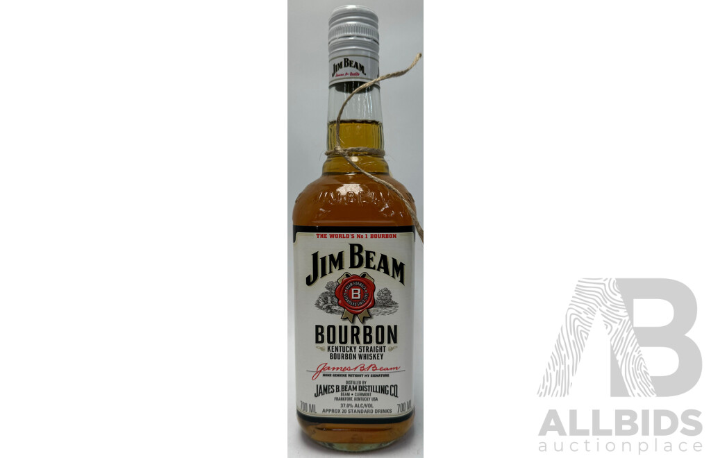 Jim Beam Kentucky Straight Bourbon Whiskey - 700ml