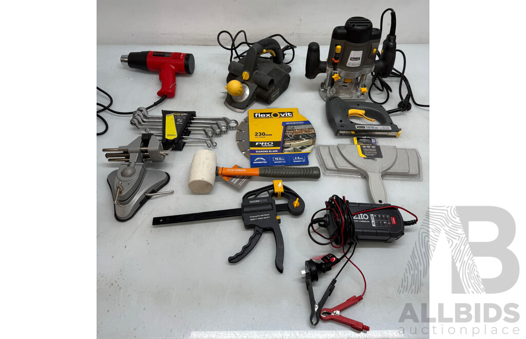 Assorted Power Tools and Hardware
