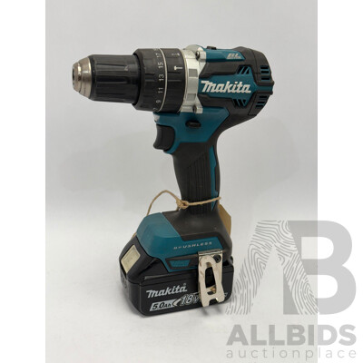 18V Makita Cordless Brushless Hammer Drill