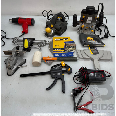 Assorted Power Tools and Hardware