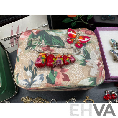 Assorted Costume Jewellery - Bracelets, Earrings, Necklaces, Rings, Musical Jewellery Boxes and More