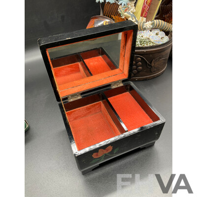 Assorted Costume Jewellery - Bracelets, Earrings, Necklaces, Rings, Musical Jewellery Boxes and More