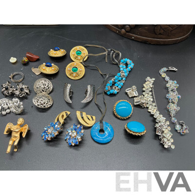 Assorted Costume Jewellery - Bracelets, Earrings, Necklaces, Rings, Musical Jewellery Boxes and More