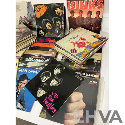 Collection of  Vintage Vinyl LP Records - Including the Beatles, Frank Sinatra, Kinks, Nelson Riddle and Much More