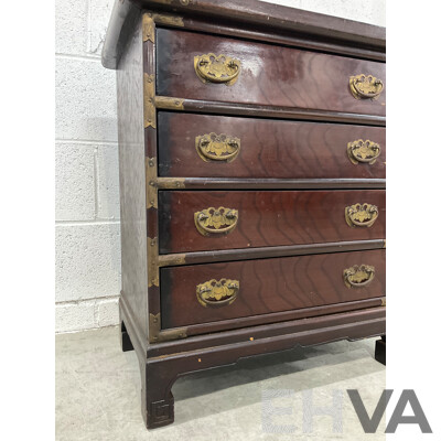 Korean Elm Chest of Four Drawers (65 X 59 X 34,5 Cm)