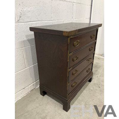 Korean Elm Chest of Four Drawers (65 X 59 X 34,5 Cm)