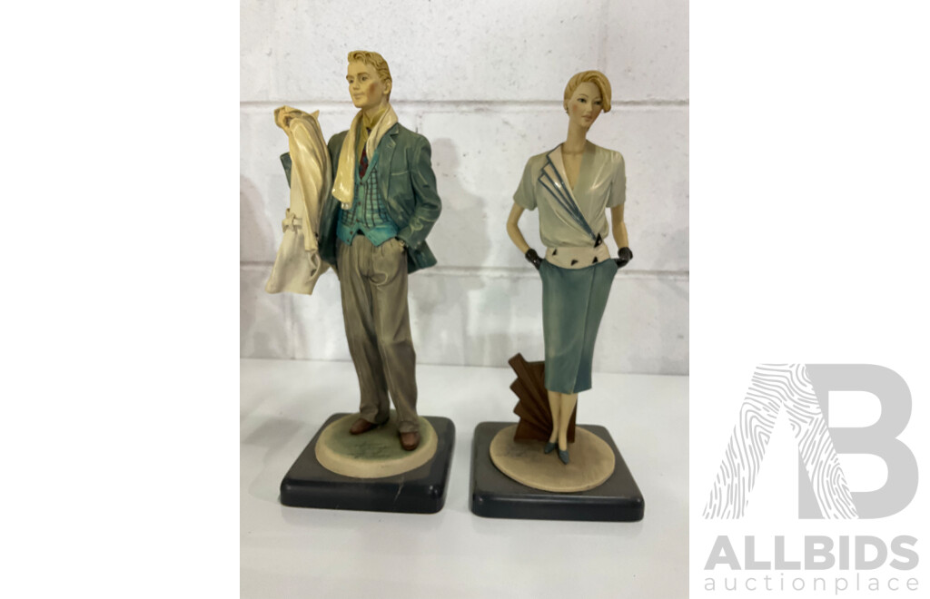 Assorted Decor Including Italian Flamenco Dancer an Guitar Player Vase, Venus Statues, Italian Vittorio Tessaro Figures  - Lot of 11