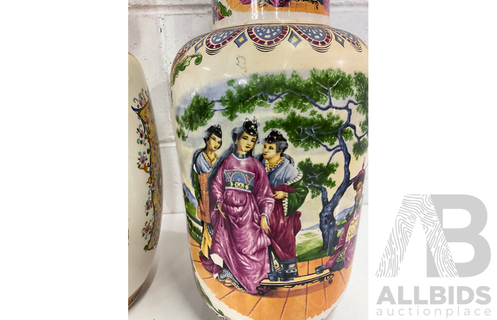 Chinese Style Porcelain Vases  - Lot of 4