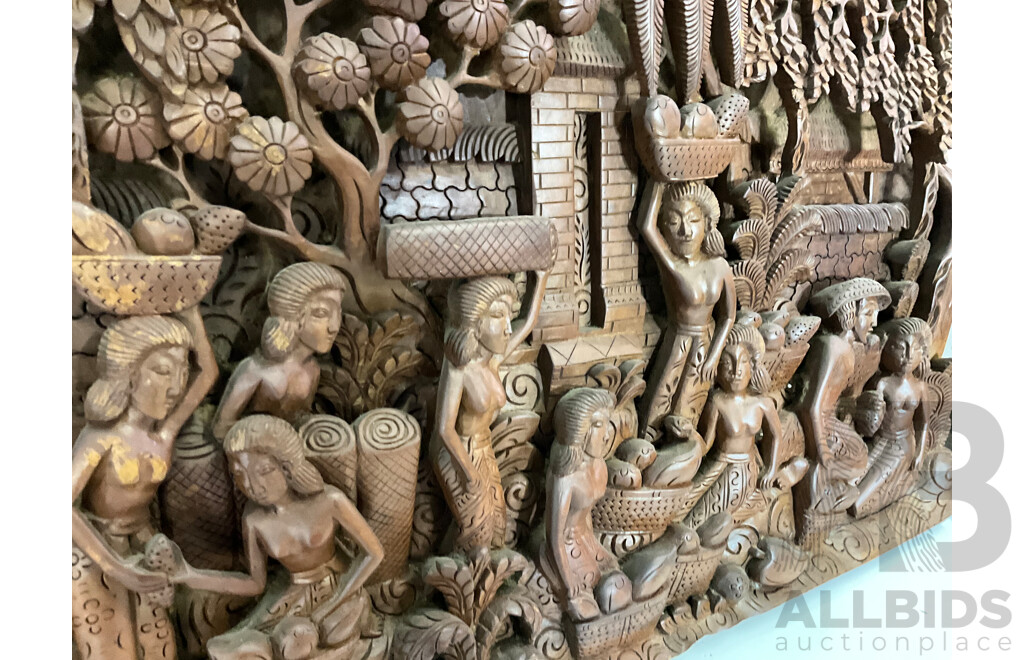 Assorted Trinket Boxes, Wooden Carved Storyboard, Oriental Ceramic Bowl and More - Lot of 11
