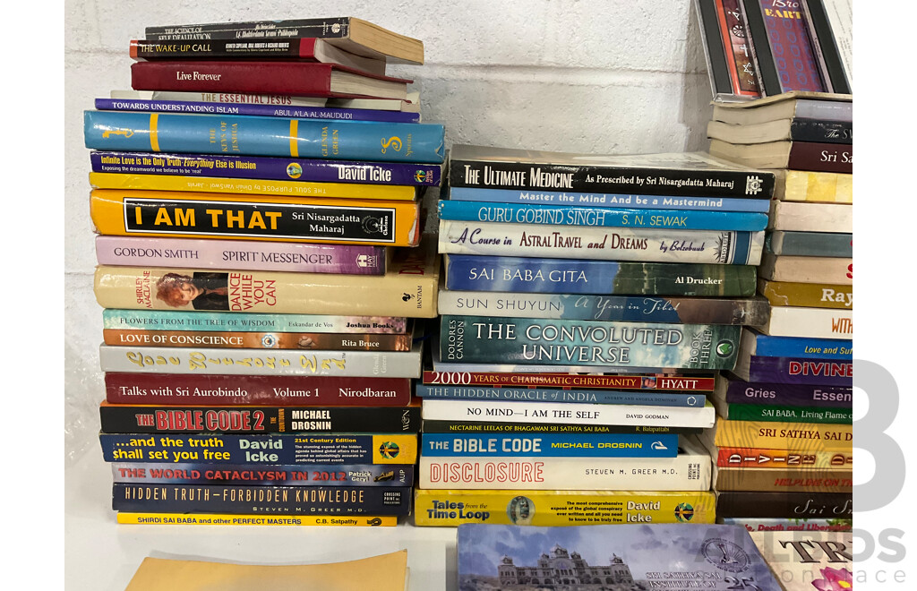 Huge Collection of Sai Baba Books, Video Tapes, CD's and More