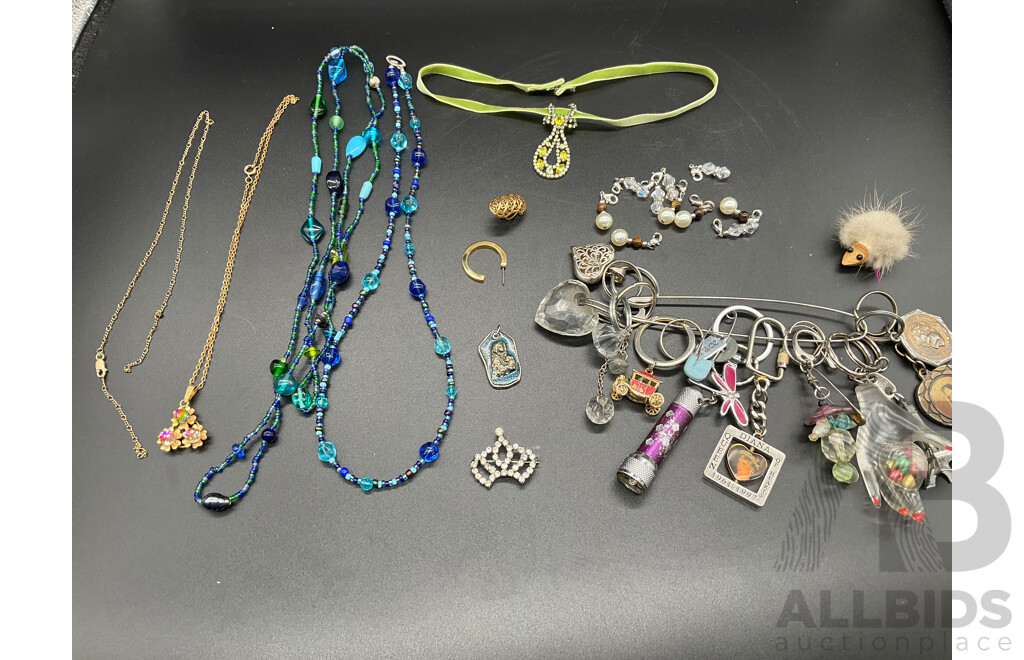 Assorted Costume Jewellery - Bracelets, Earrings, Necklaces, Rings, Musical Jewellery Boxes and More