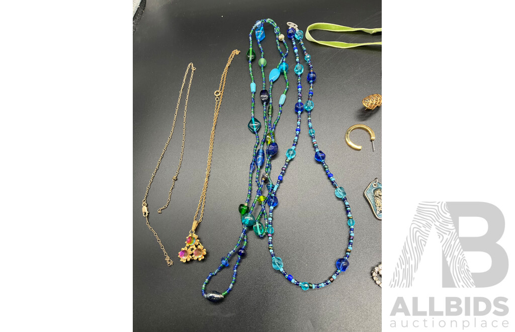 Assorted Costume Jewellery - Bracelets, Earrings, Necklaces, Rings, Musical Jewellery Boxes and More