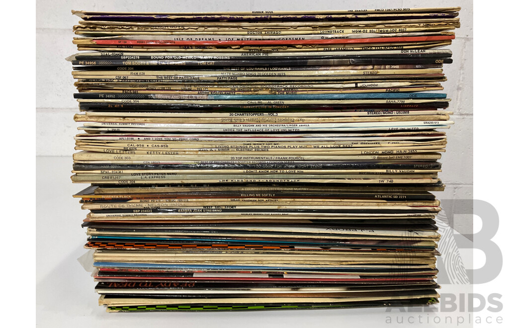 Collection of  Vintage Vinyl LP Records - Including the Beatles, Frank Sinatra, Kinks, Nelson Riddle and Much More