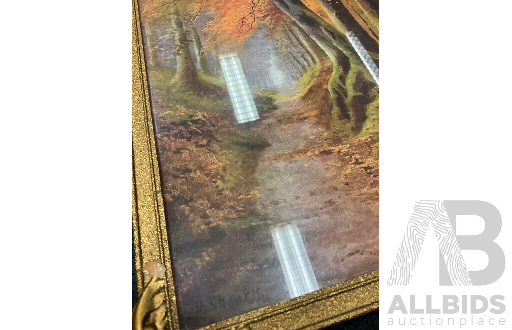 Assorted Large Paintings - Oil on Board 3x, Oil on Canvas 3x - Lot of 6