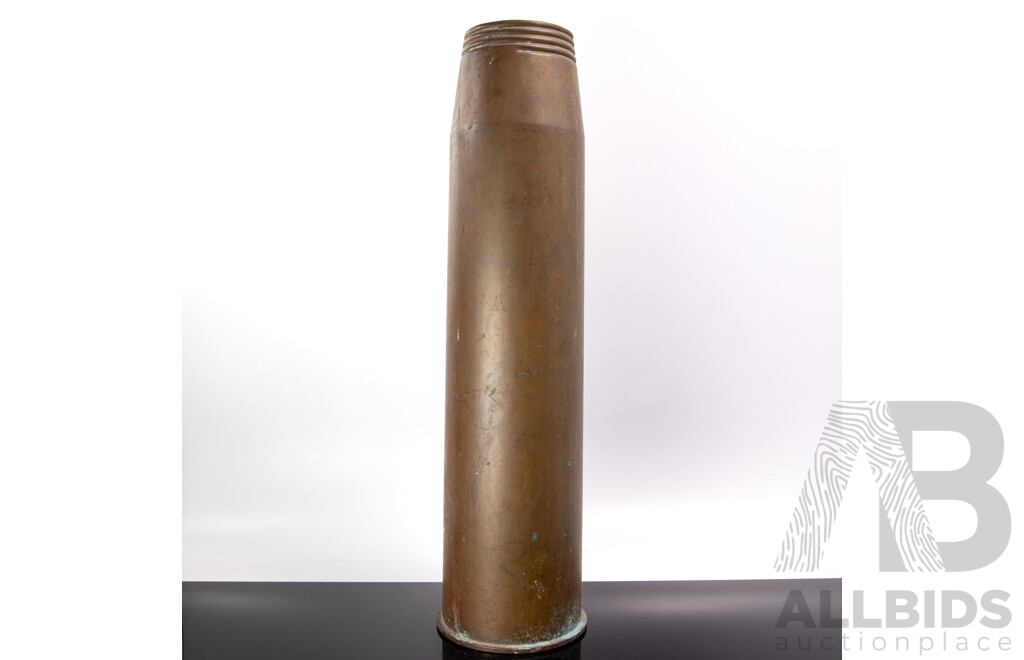 Antique British or Australian Copper 4.5 Inch Mark 3 Artillery Shell