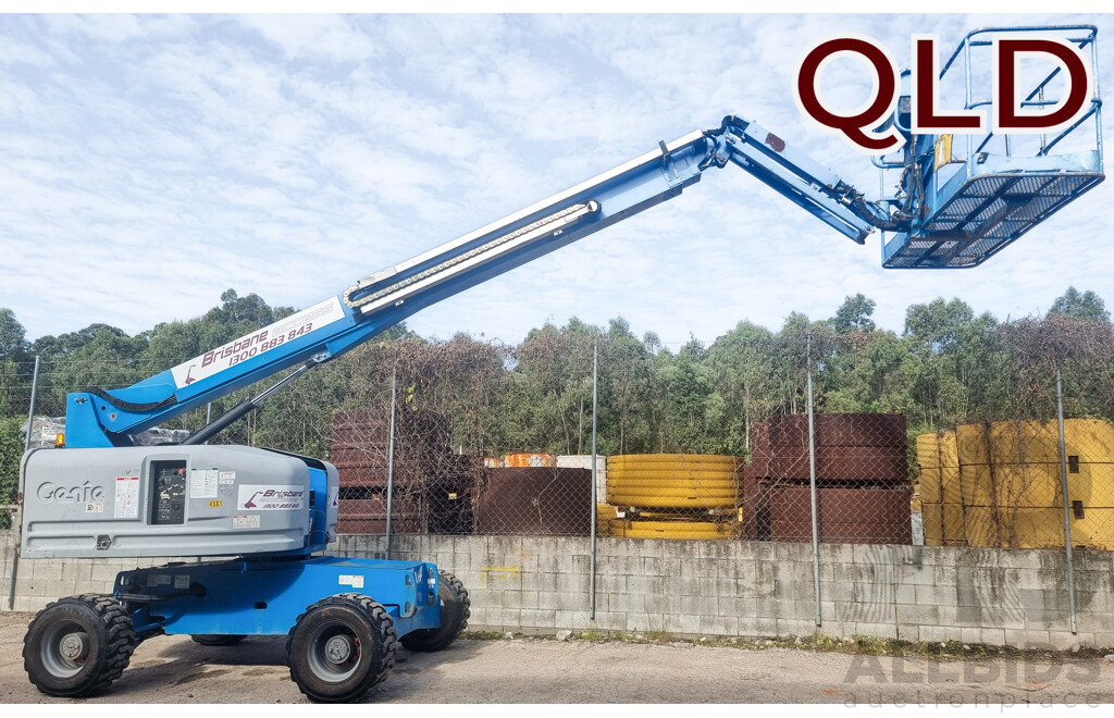 10/2015, 6.8 Tonne, 45ft Diesel Deutz F3L 2011, Telescopic Genie S-45 4WD - 13.7m Stick Boom Lift