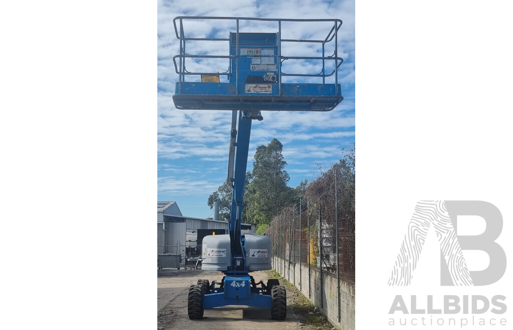 10/2015, 6.8 Tonne, 45ft Diesel Deutz F3L 2011, Telescopic Genie S-45 4WD - 13.7m Stick Boom Lift