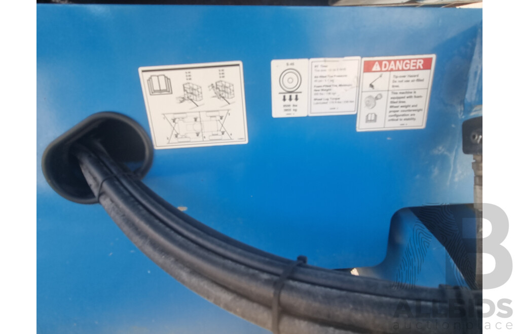 10/2015, 6.8 Tonne, 45ft Diesel Deutz F3L 2011, Telescopic Genie S-45 4WD - 13.7m Stick Boom Lift