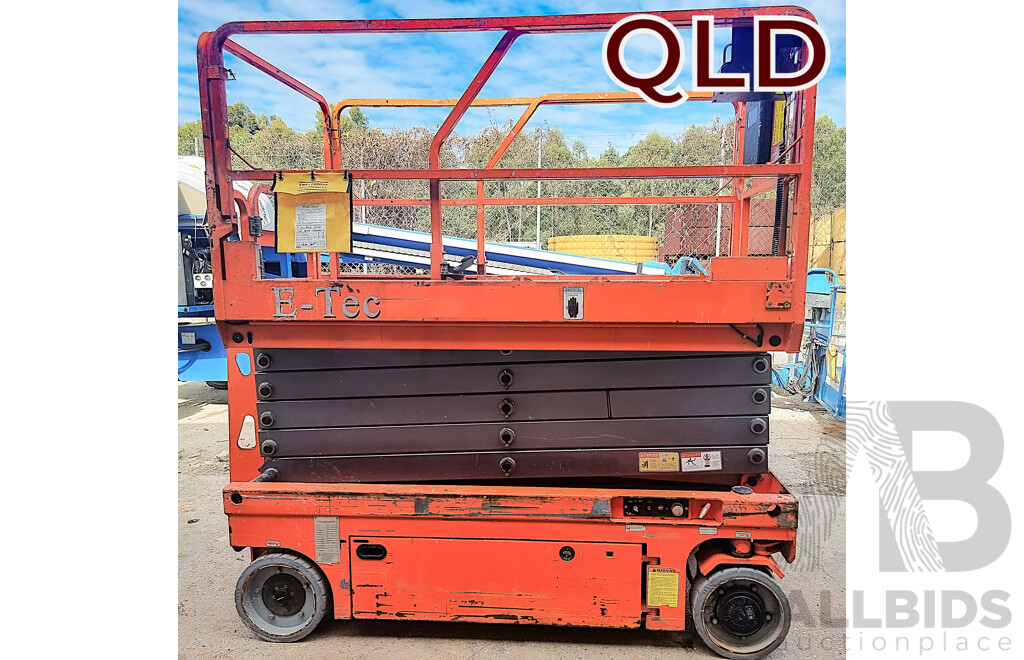 05/2015, Dingli E - Tech S1012-E, Electric Scissor Lift 10m FSV