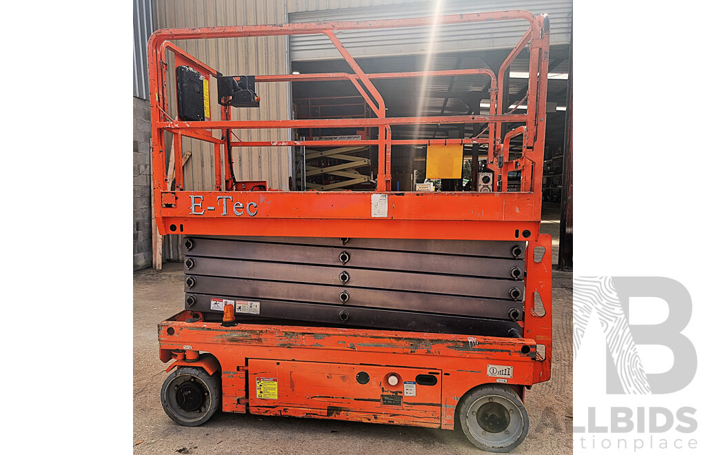 05/2015, Dingli E - Tech S1012-E, Electric Scissor Lift 10m FSV