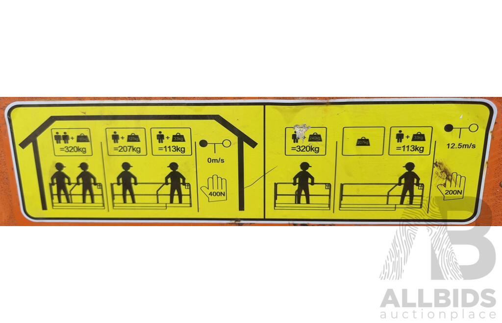 05/2015, Dingli E - Tech S1012-E, Electric Scissor Lift 10m FSV