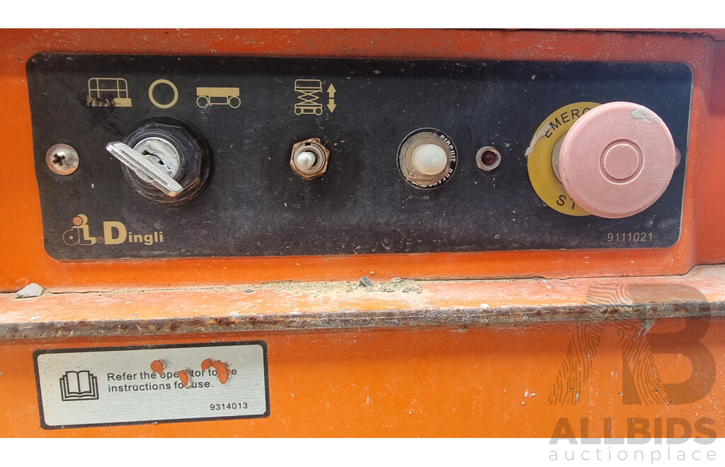 02/2015, Dingli E - Tech S1212-E, Electric Scissor Lift 11.8m FSV