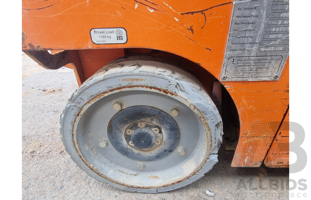 02/2015, Dingli E - Tech S1212-E, Electric Scissor Lift 11.8m FSV