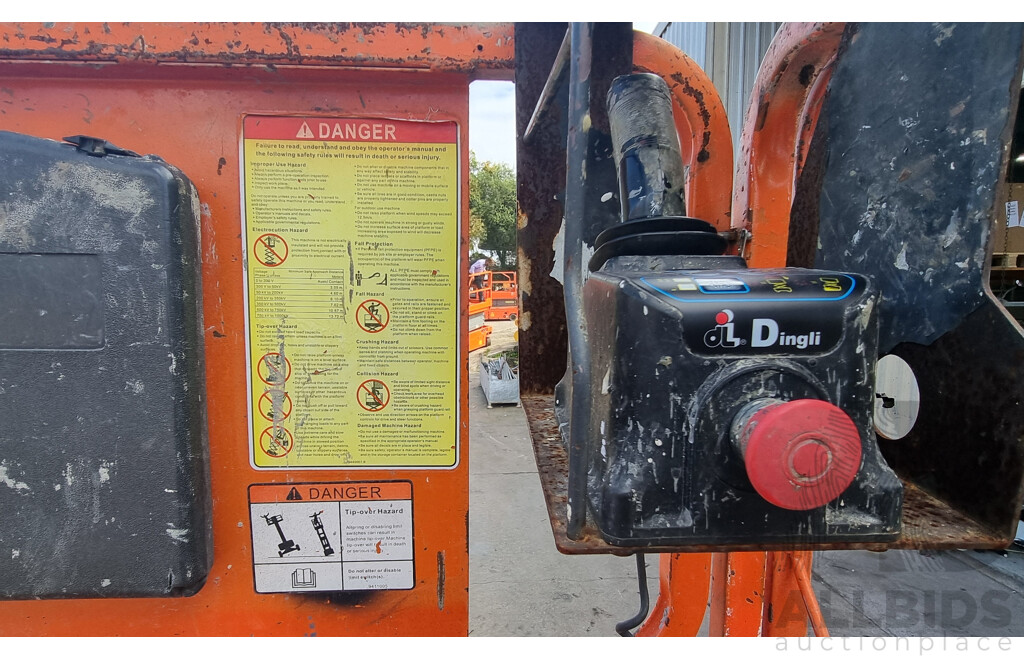 02/2015, Dingli E - Tech S1212-E, Electric Scissor Lift 11.8m FSV
