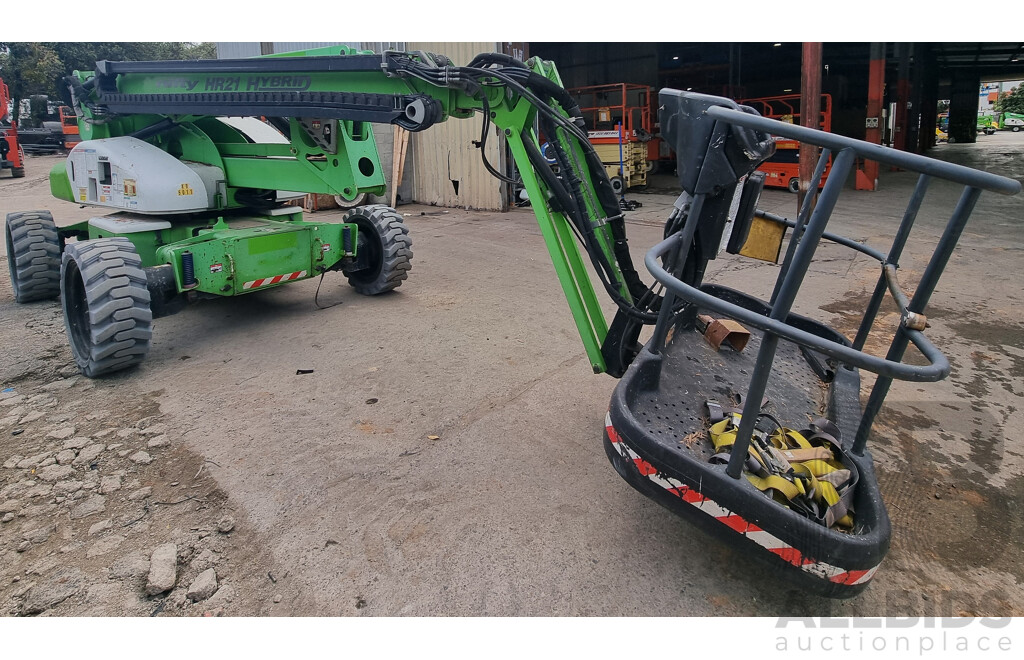 02/2015, Nifty - Nifty HR21, 60' Hybrid 4x4 Knuckle Boom 20.8m FSV