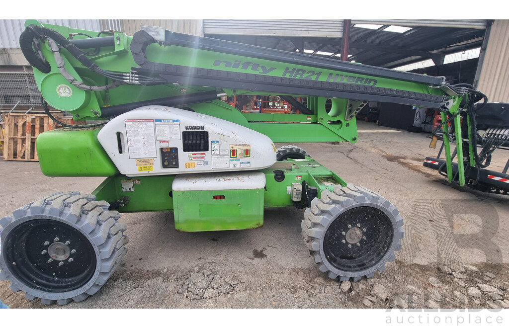 02/2015, Nifty - Nifty HR21, 60' Hybrid 4x4 Knuckle Boom 20.8m FSV