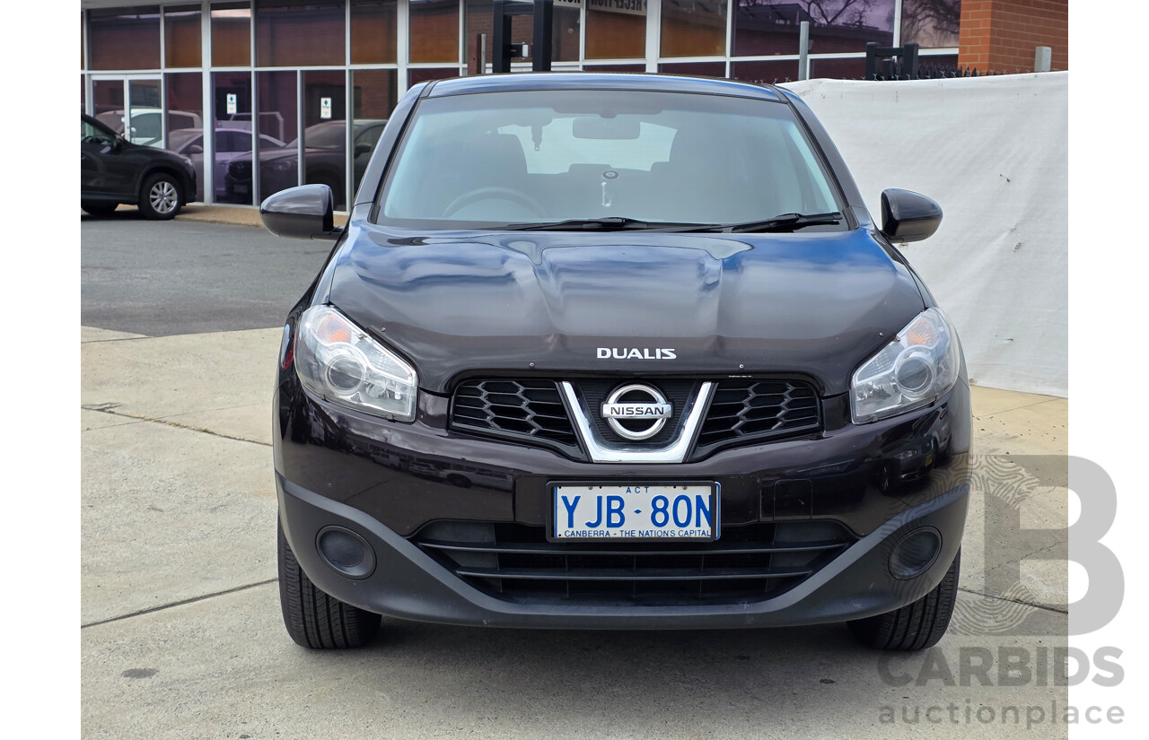 3/2012 Nissan Dualis ST (4x2) J10 SERIES 3 4d Wagon Black 2.0L