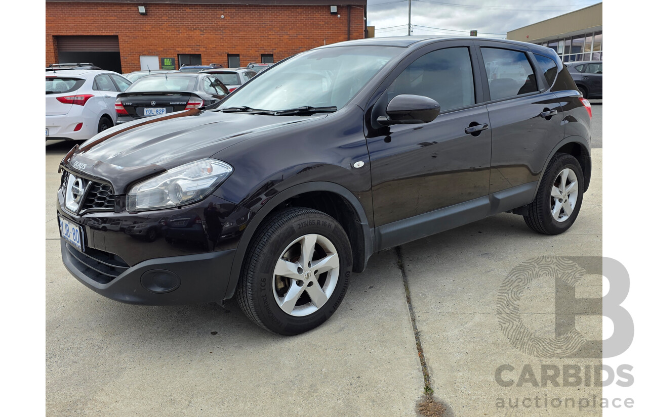 3/2012 Nissan Dualis ST (4x2) J10 SERIES 3 4d Wagon Black 2.0L