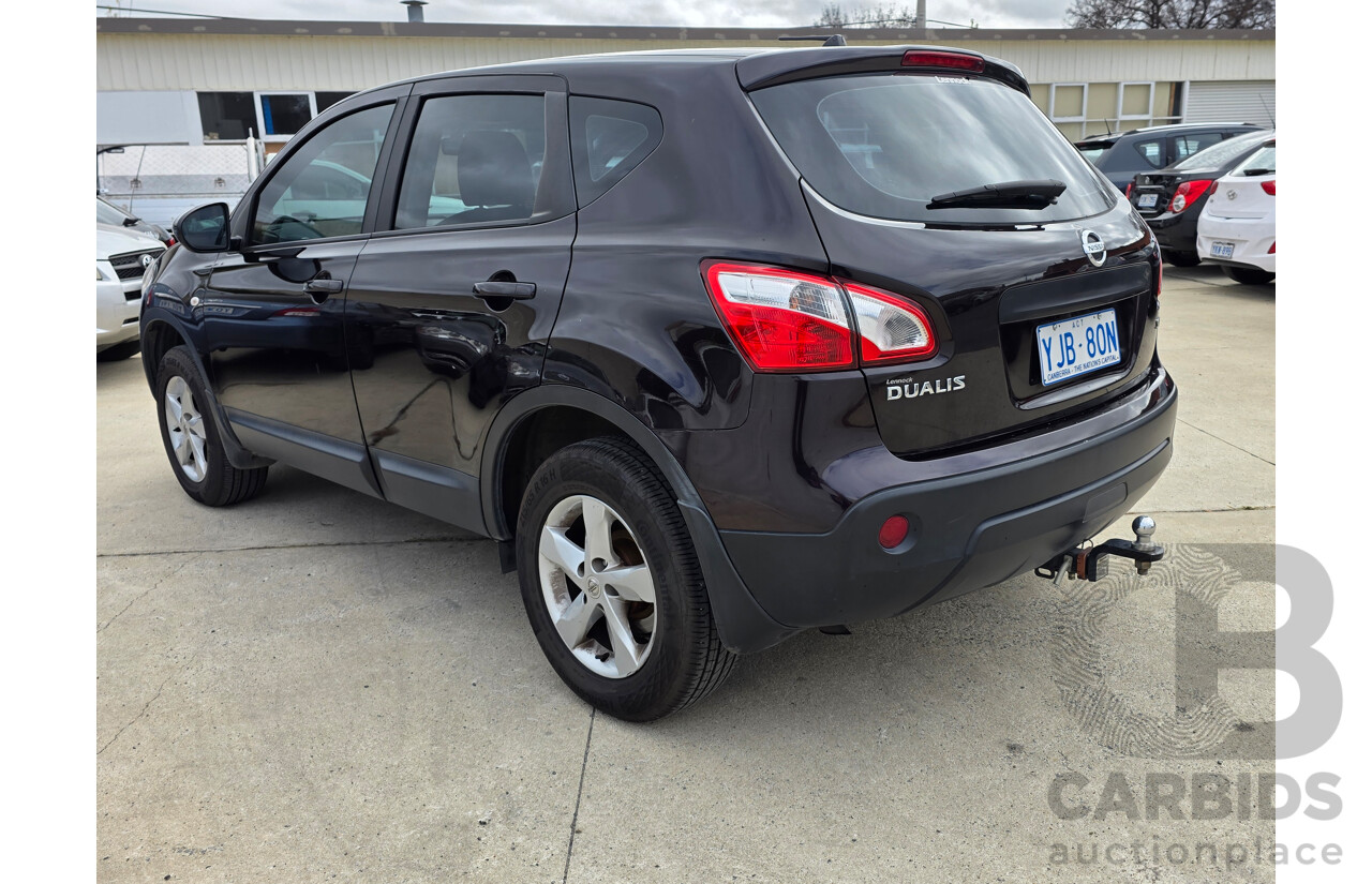 3/2012 Nissan Dualis ST (4x2) J10 SERIES 3 4d Wagon Black 2.0L