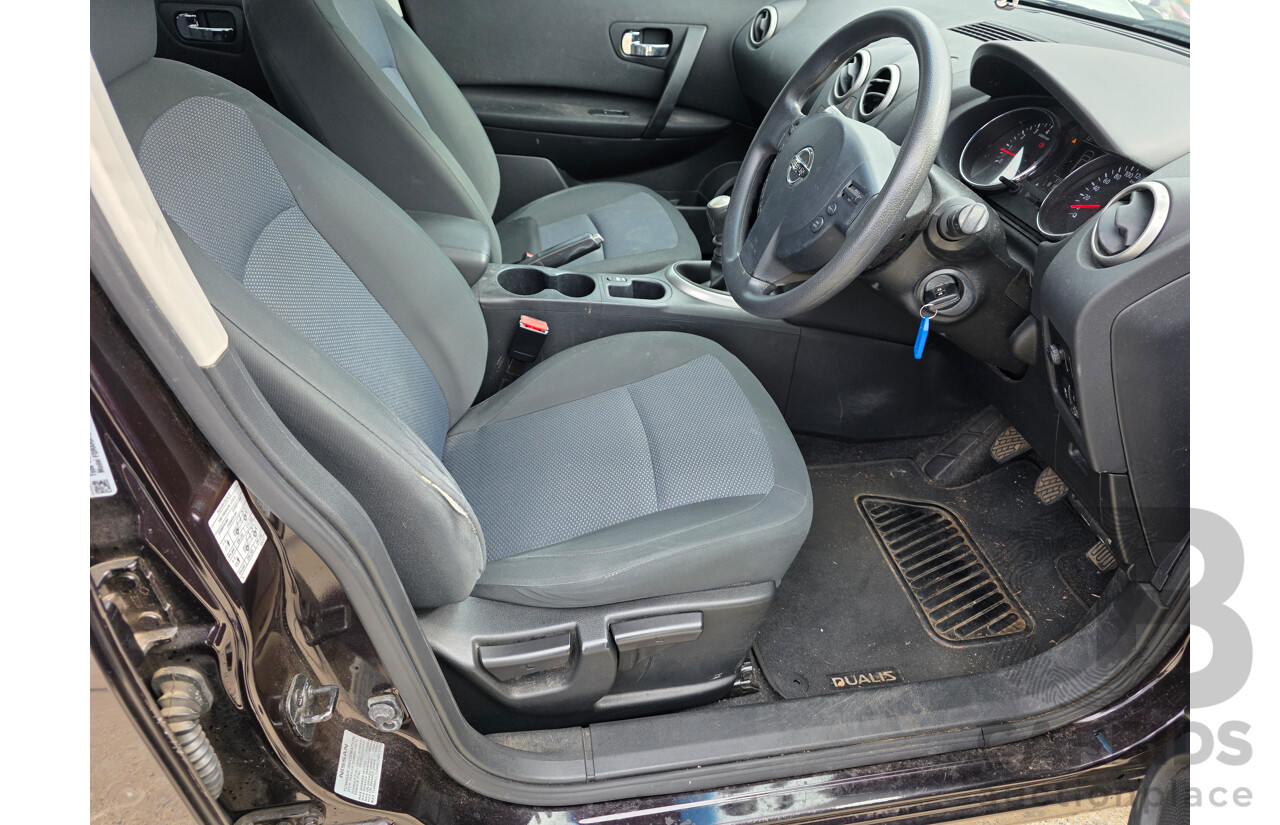3/2012 Nissan Dualis ST (4x2) J10 SERIES 3 4d Wagon Black 2.0L