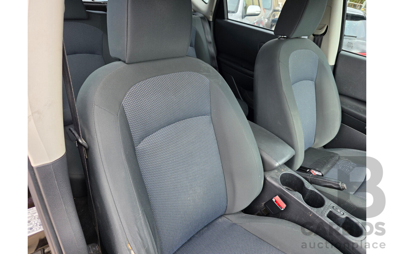 3/2012 Nissan Dualis ST (4x2) J10 SERIES 3 4d Wagon Black 2.0L