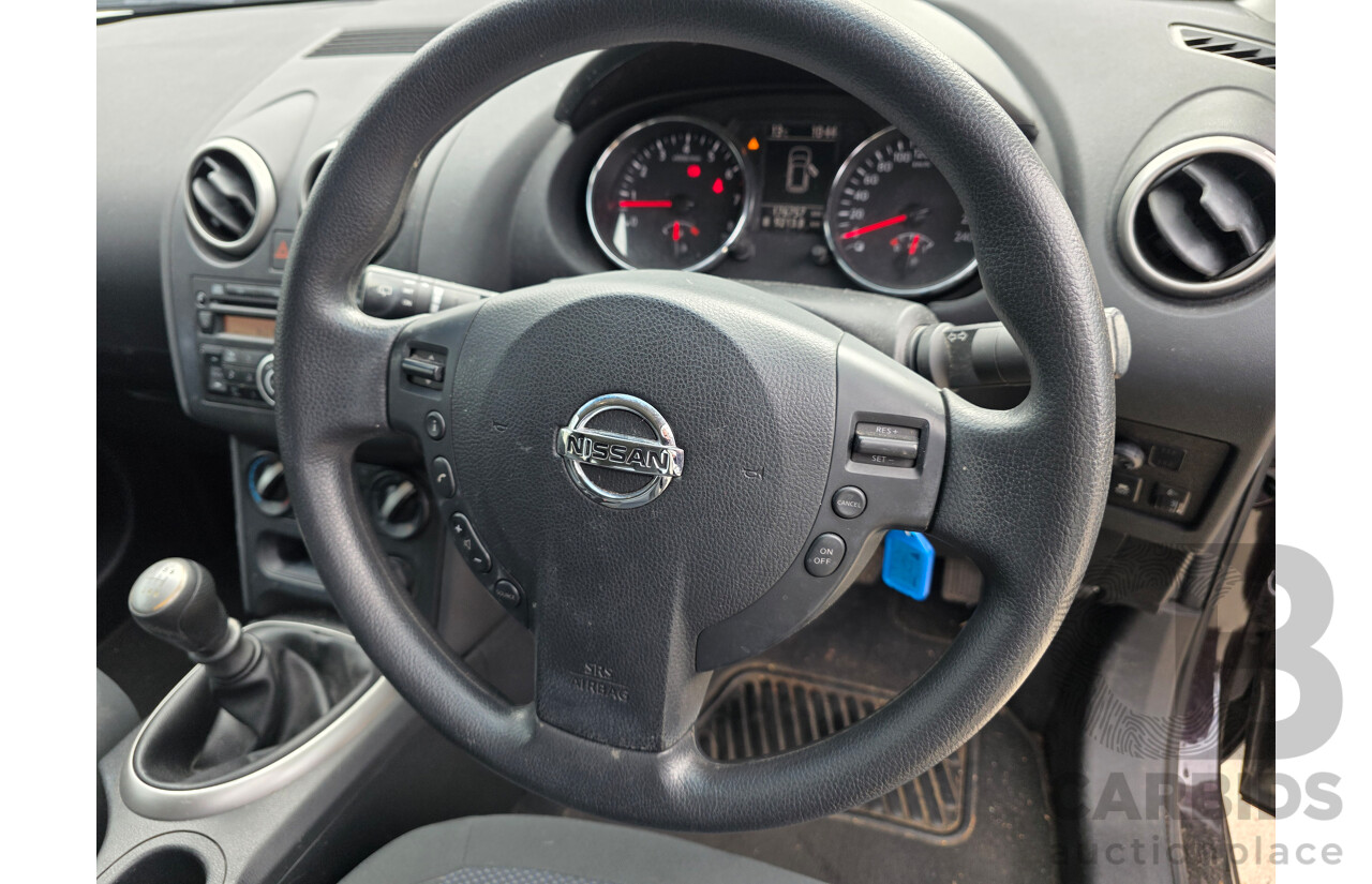 3/2012 Nissan Dualis ST (4x2) J10 SERIES 3 4d Wagon Black 2.0L