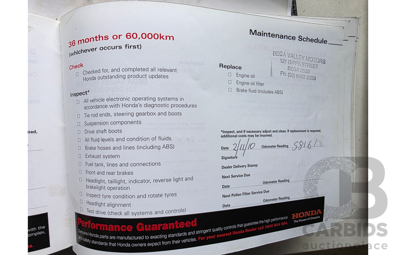 8/2007 Honda CRV (4x4) MY07 4d Wagon Silver 2.4L