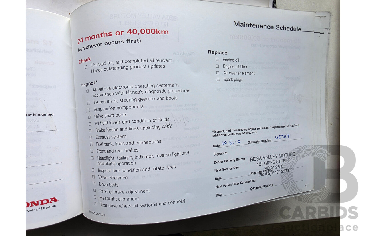 8/2007 Honda CRV (4x4) MY07 4d Wagon Silver 2.4L