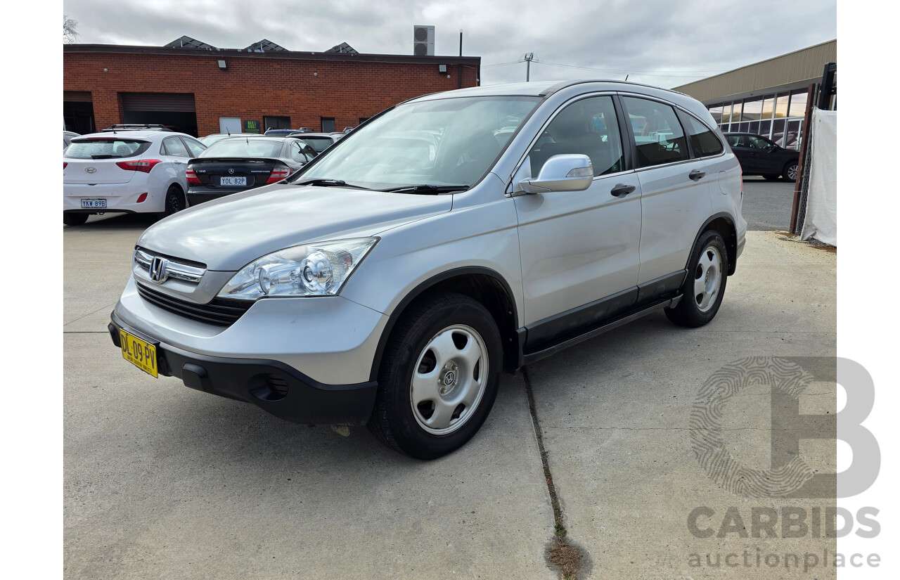 8/2007 Honda CRV (4x4) MY07 4d Wagon Silver 2.4L