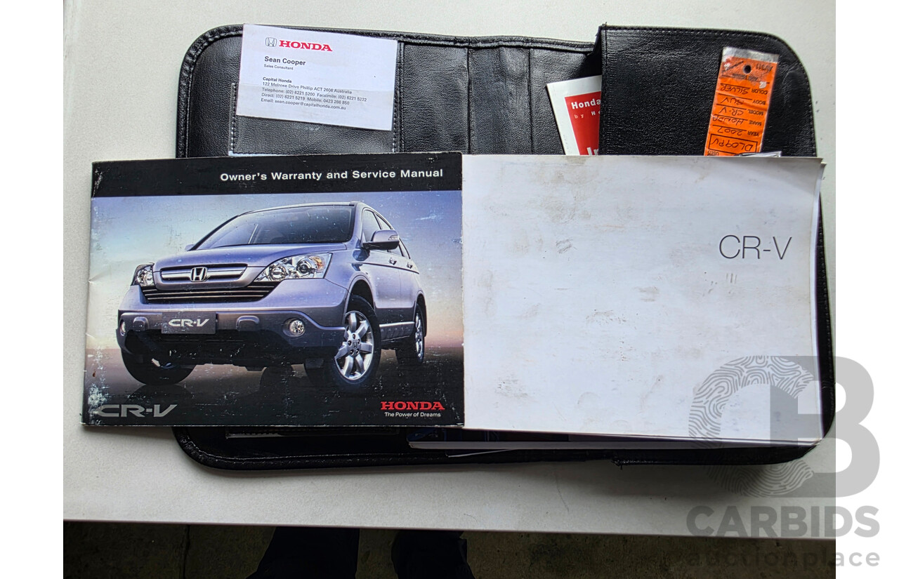 8/2007 Honda CRV (4x4) MY07 4d Wagon Silver 2.4L
