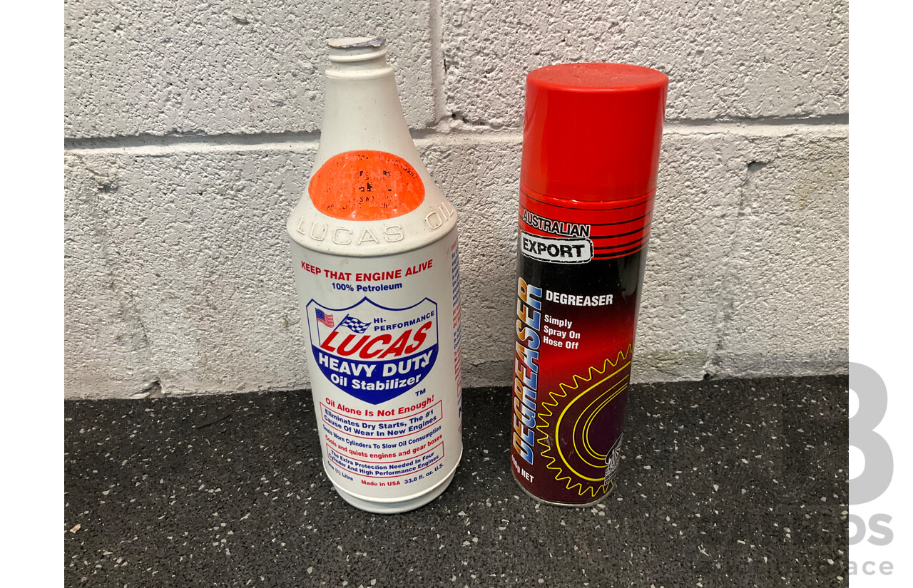 Vintage Heavy Duty HyDraulic Jack & DECO Transparent Protection Spray &  Assored  Engine Oil , WD40 and More