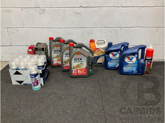 Vintage Heavy Duty HyDraulic Jack & DECO Transparent Protection Spray &  Assored  Engine Oil , WD40 and More