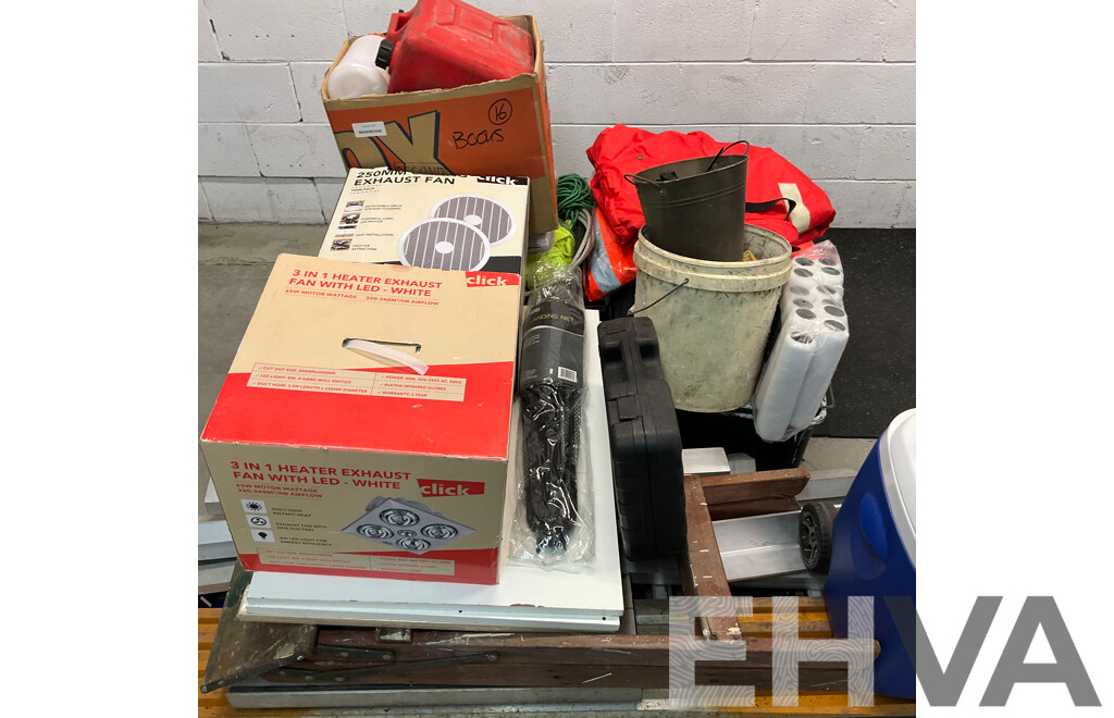 Pallet of Tools / Building Material/ Rope and More