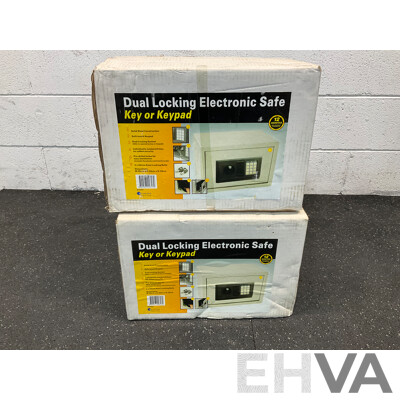 KMART Dual Locking Electronic Safe - Lot of 2