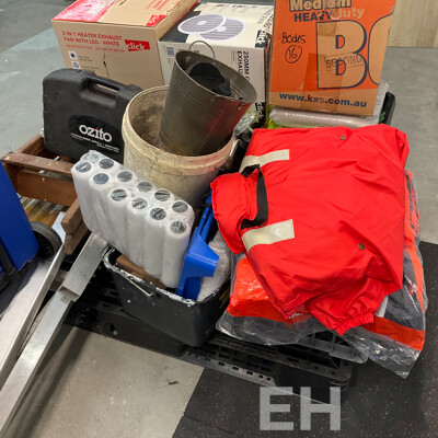 Pallet of Tools / Building Material/ Rope and More
