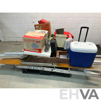 Pallet of Tools / Building Material/ Rope and More